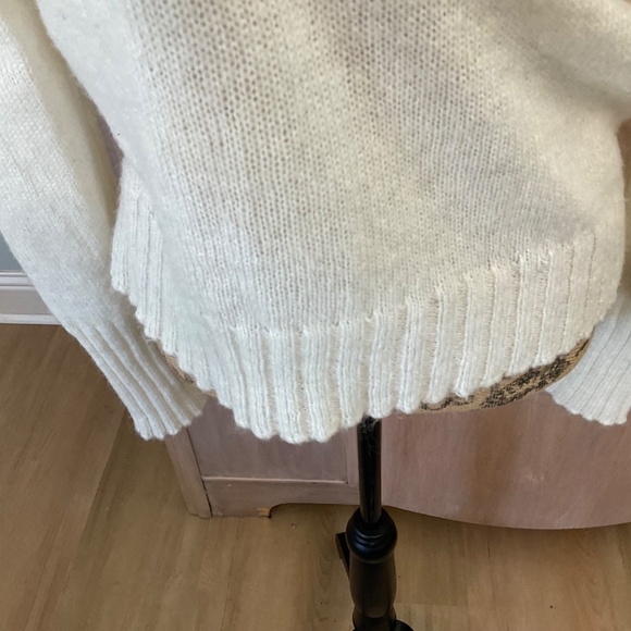 J. Crew Dolce Shawl Collar Popover Cream Sweater - Picture 15 of 16